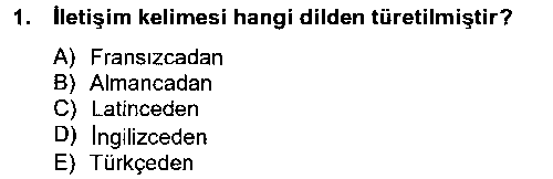 PZL304U Pazarlama İletişimi çıkmış sınav sorusu 1
