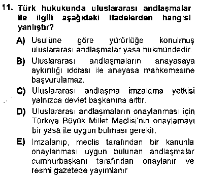 HUK111U HUK111U Hukukun Temel Kavramları 1 çıkmış sınav sorusu 3