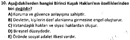 SOH3006 İnsan Hakları ve Sosyal Hizmet çıkmış sınav sorusu 2