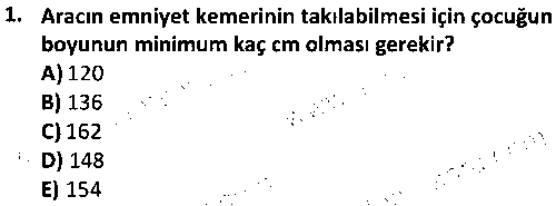 ÇGL2009 Okul Döneminde Gelişim çıkmış sınav sorusu 1