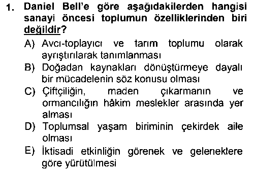 SOS301U Çağdaş Sosyoloji Kuramları çıkmış sınav sorusu 1