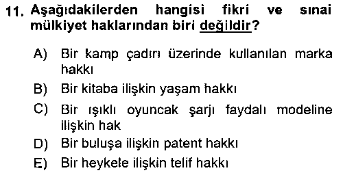 GIT407U Tasarım Etiği ve Hukuku çıkmış sınav sorusu 3