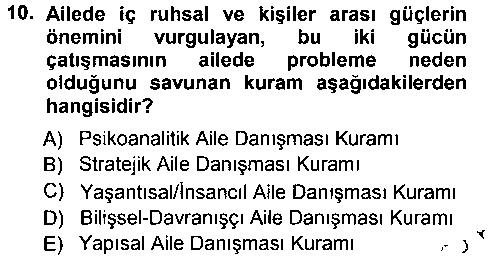 OKO401U Anne Baba Eğitimi çıkmış sınav sorusu 2