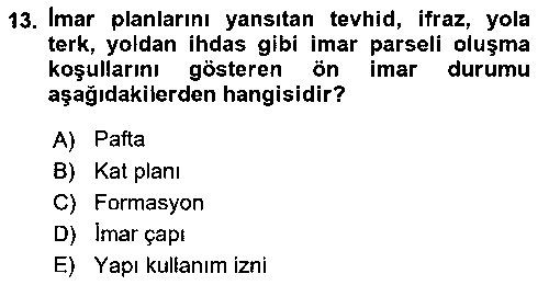 CBS212U Yerel Yönetimlerde CBS Uygulamaları çıkmış sınav sorusu 3