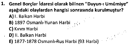 KAM3012 Türk Yönetim Tarihi çıkmış sınav sorusu 1