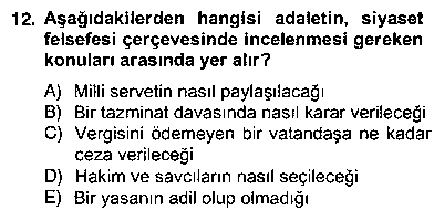 FEL304U Siyaset Felsefesi 2 çıkmış sınav sorusu 3