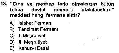 EDB107U Yeni Türk Edebiyatına Giriş 1 çıkmış sınav sorusu 3