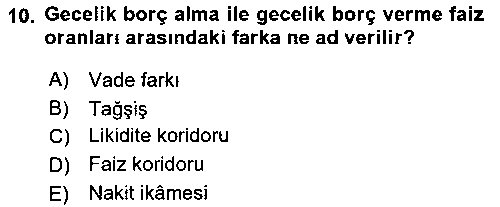 IKT107U Genel Ekonomi çıkmış sınav sorusu 2