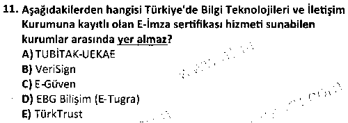 BY2001 Kurumsal Bilgi Yönetimi çıkmış sınav sorusu 3