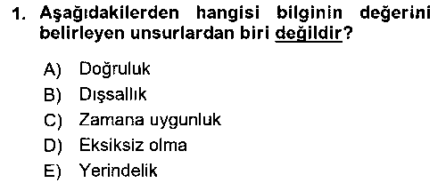 TRZ101U Turizmde Otomasyon Sistemleri çıkmış sınav sorusu 1