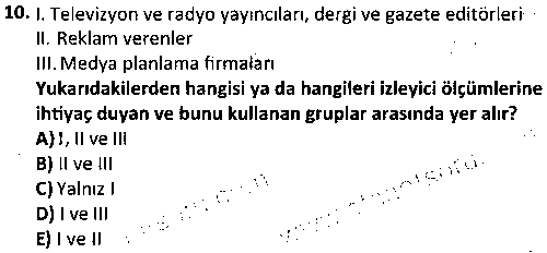 REK2008 Medya Planlaması çıkmış sınav sorusu 2