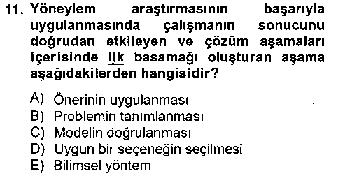 KYT202U Yönetim Bilimi 2 çıkmış sınav sorusu 2