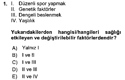 SAG106U Hastalıklar Bilgisi çıkmış sınav sorusu 1
