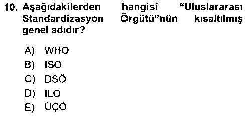 ISG101U İş Sağlığı ve Güvenliğinin Temelleri çıkmış sınav sorusu 2