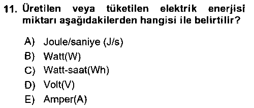 EID231U Elektrik Enerjisi Üretimi, İletimi Ve Dağıtımı çıkmış sınav sorusu 3
