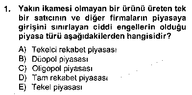 MEI204U Medya Ekonomisi ve İşletmeciliği çıkmış sınav sorusu 1