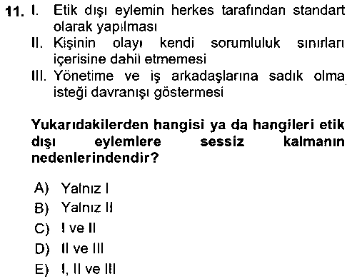 SYT105U Sporda Liderlik çıkmış sınav sorusu 3