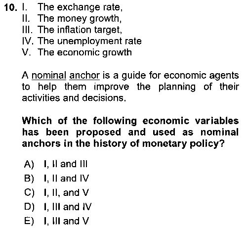 IKT317U Monetary Theory and Policy çıkmış sınav sorusu 2