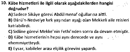 ISL1003 İlk Dönem İslam Tarihi çıkmış sınav sorusu 2