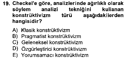 ULI406U Uluslararası İlişkiler Kuramları 2 çıkmış sınav sorusu 3