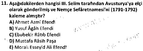 TAR1006 Tarih Metodolojisi çıkmış sınav sorusu 3