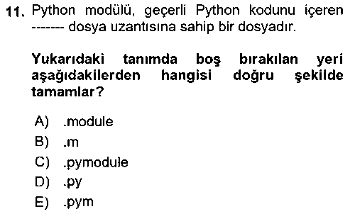 BIL203U Programlama 2 çıkmış sınav sorusu 3