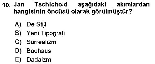 GIT106U Tipografi çıkmış sınav sorusu 2