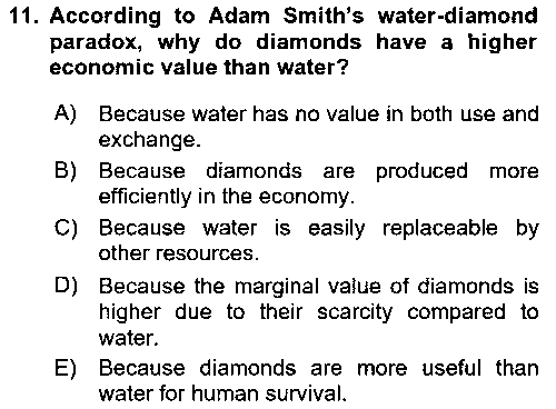 IKT453U Economics Of Natural Resources And Environment çıkmış sınav sorusu 3