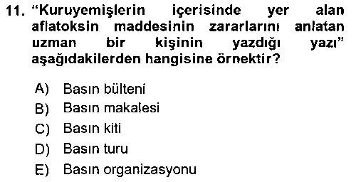 HIT207U Halkla İlişkilerde Güncel Kavramlar 1 çıkmış sınav sorusu 3