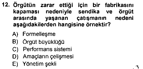 CMH201U Çatışma ve Stres Yönetimi 1 çıkmış sınav sorusu 3