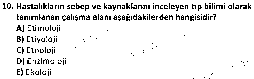 SAG4008 Sağlık Sosyolojisi çıkmış sınav sorusu 2