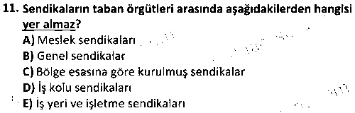 SOH2014 Sosyal Politika çıkmış sınav sorusu 3