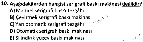 GRF3003 Grafik Üretim Teknikleri çıkmış sınav sorusu 2