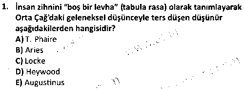 ÇGL3004 Türk Toplumunda ve Farklı Kültürlerde Çocuk çıkmış sınav sorusu 1