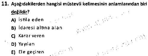 TAR2002 Osmanlı Türkçesi Metinleri 2 çıkmış sınav sorusu 3