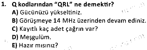 ACY1010 Afetlerde Haberleşme çıkmış sınav sorusu 1