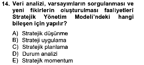 PZL108U Sağlık Hizmetleri Pazarlaması çıkmış sınav sorusu 3