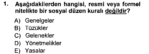 SOS317U Hukuk Sosyolojisi çıkmış sınav sorusu 1