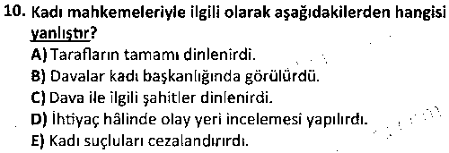 TAR3010 Osmanlı Kurumları Tarihi 2 çıkmış sınav sorusu 2