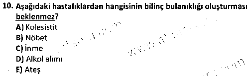 ACY2009 Acil Yardım ve Kurtarma Çalışması çıkmış sınav sorusu 2