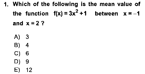 MAT110U Mathematics 2 çıkmış sınav sorusu 1