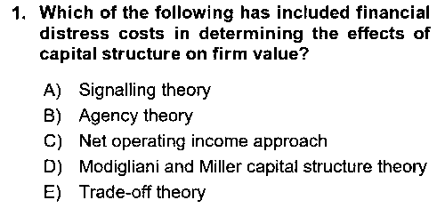 FIN208U Business Finance 2 çıkmış sınav sorusu 1