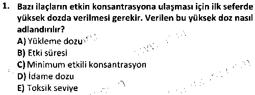 ACY2009 Acil Yardım ve Kurtarma Çalışması çıkmış sınav sorusu 1