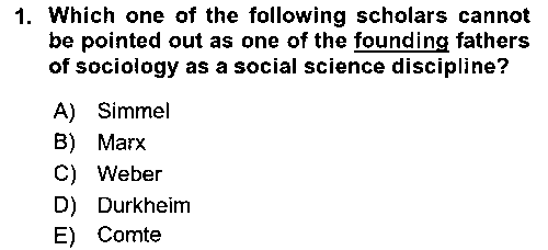 SOS119U Introduction to Sociology çıkmış sınav sorusu 1