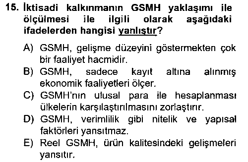 SIY202U Gelişmekte Olan Ülkelerde Siyaset çıkmış sınav sorusu 3