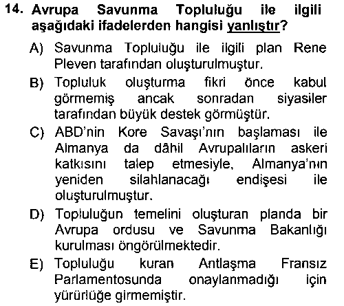 IKT401U Avrupa Birliği çıkmış sınav sorusu 3