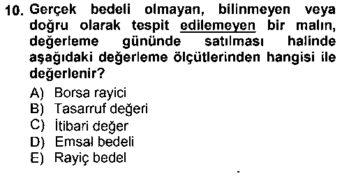 MUH203U Envanter ve Bilanço çıkmış sınav sorusu 2