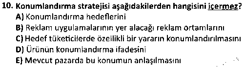 REK2005 Reklam Analizleri çıkmış sınav sorusu 2