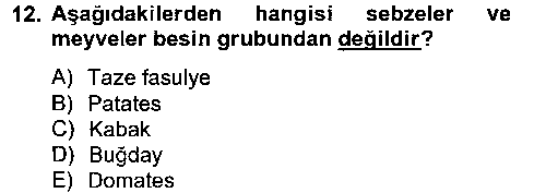 SHZ106U Temel Sağlık Hizmetleri çıkmış sınav sorusu 3