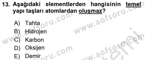 Kbrn Savunma Ve Güvenlik Dersi 2024 - 2025 Yılı (Vize) Ara Sınav Soruları 13. Soru